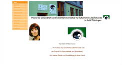 Desktop Screenshot of barbara-klinke.de